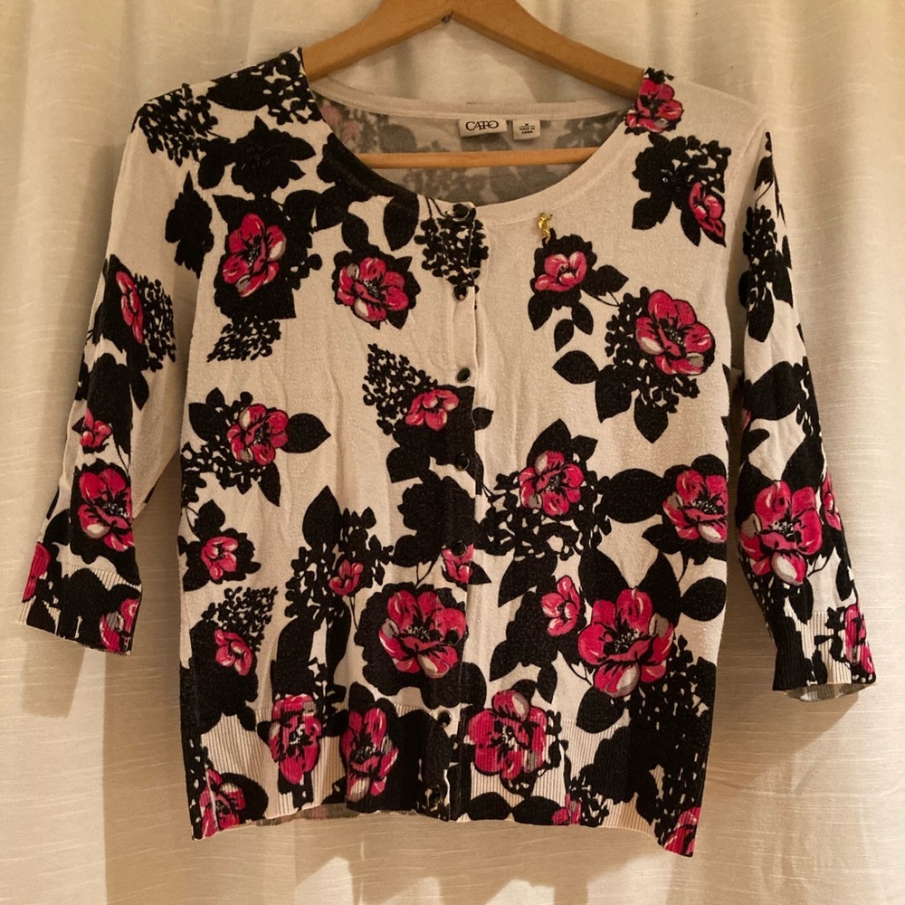 Button Down Light Sweater